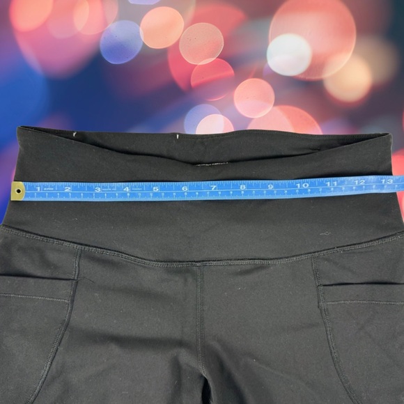 Victoria’s Secret Sport Knockout Black Lace Workout Leggings Yoga Pants - Picture 5 of 7